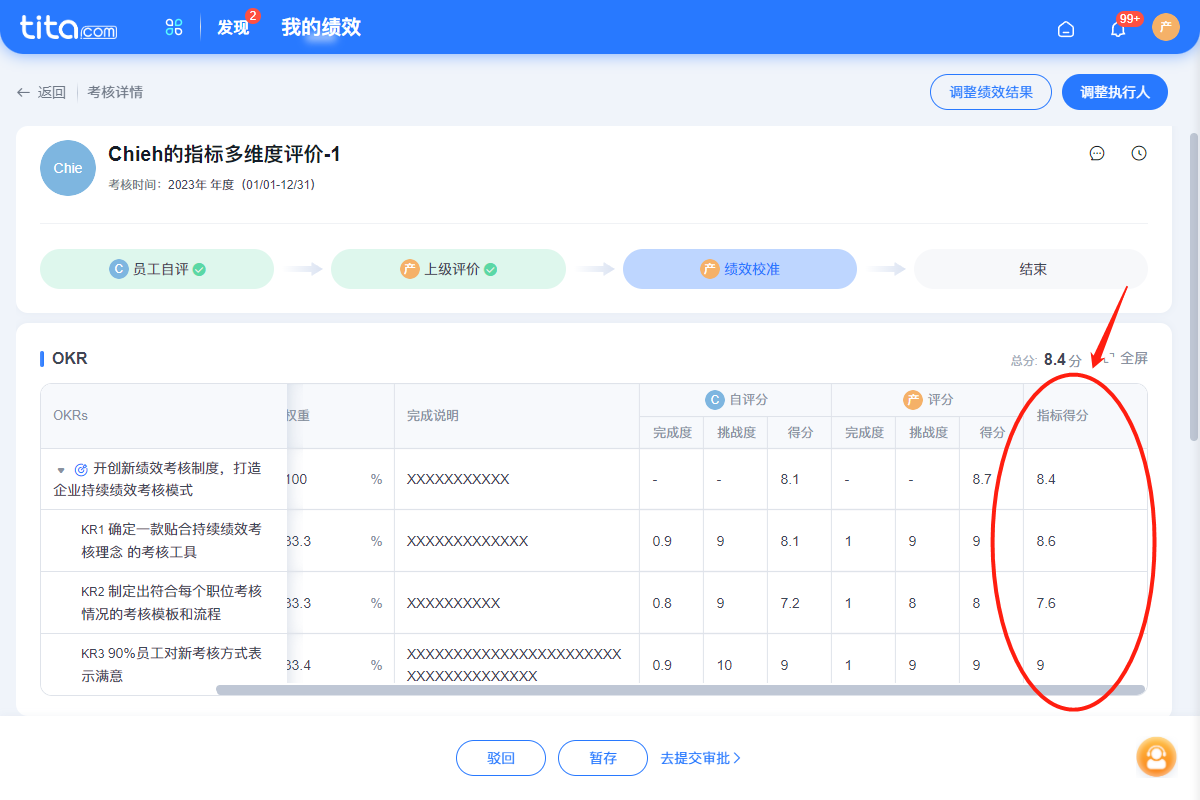 2023年 9 月 Tita 升级｜「绩效考核」移动端仪表盘全新上线